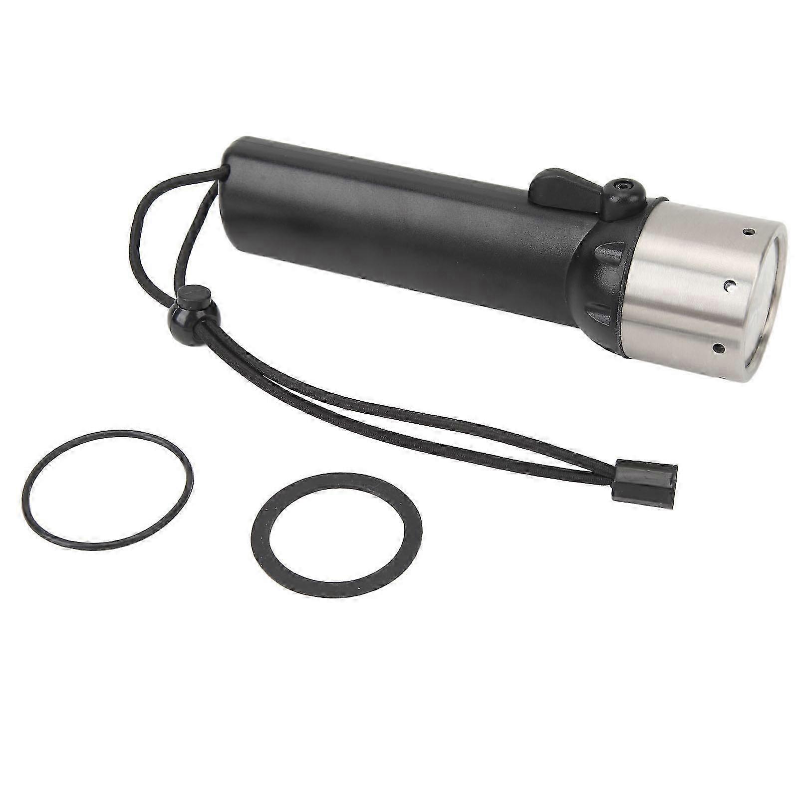 Compact 200lm Dive Torch  IP68 Waterproof, 100m Depth for Snorkelling & Diving