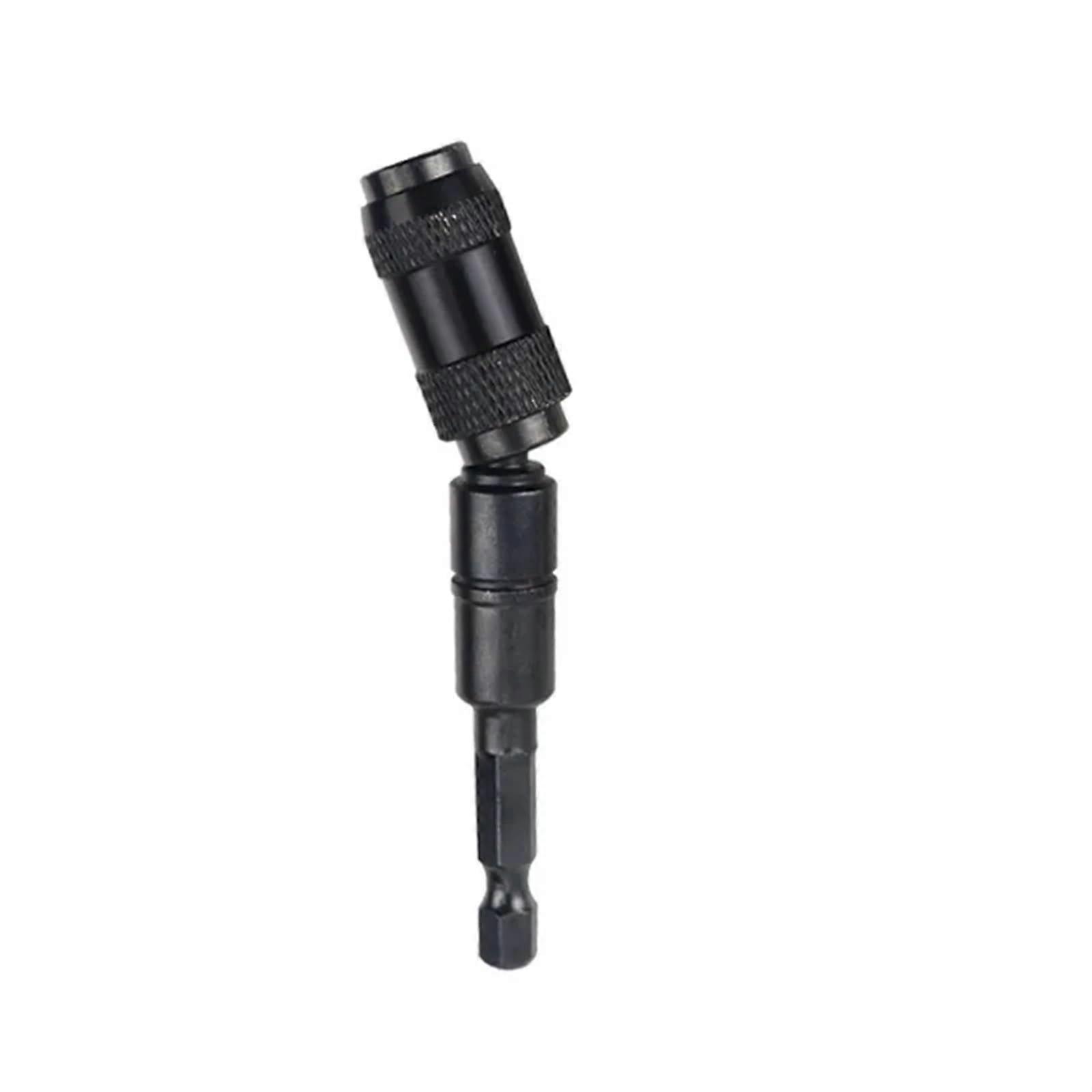 1/4 Inch Hex Magnetic Ring Screwdriver Bits Drill Hand Tools Drill Bit Extension Rod Quick Change Holder Drive Guide Screw Drill Tip(Black)