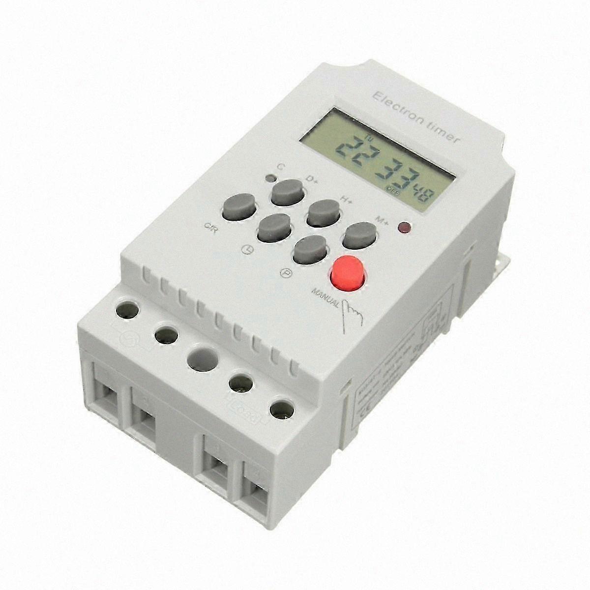 KG316T-II Din Rail Microcomputer Time Control Switch Time Control Timer AC 220V 25A DIGITAL TIMER S