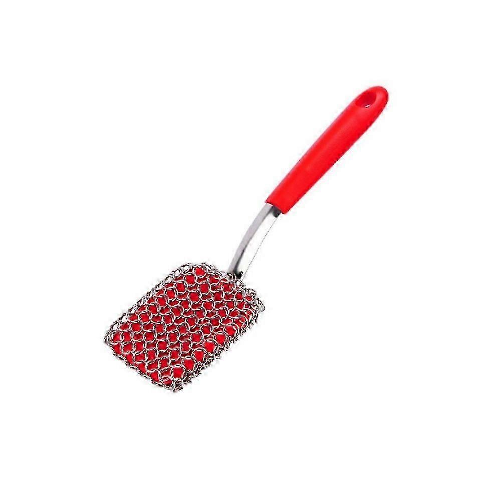 3-in-1 Chainmail Grill Scrubber,Chain Mail Grill Scrubber Cast Iron,Hairless