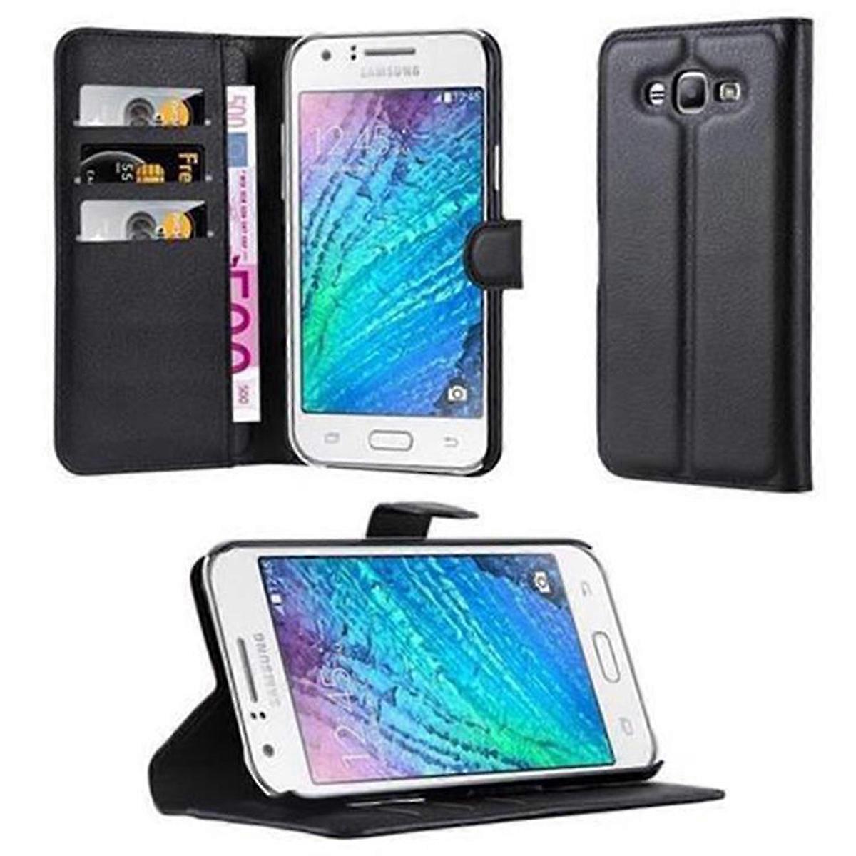 Samsung Galaxy J7 2015 Case - Protective Case with Card Slots and Stand Function