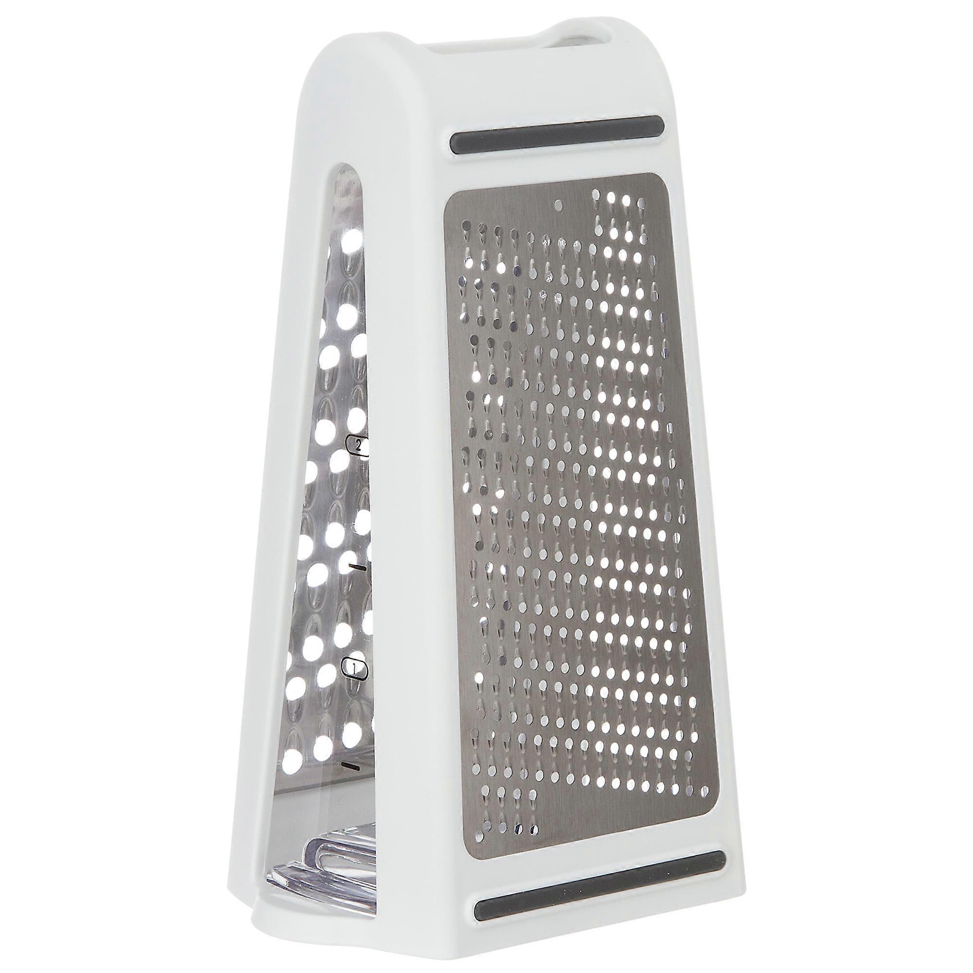 Stainless Steel Grater With 2-Cup Jar