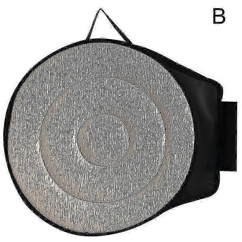 Almofada de assento de carro giratória de 360 graus com almofada giratória macia para fácil entrada - cinza escuro