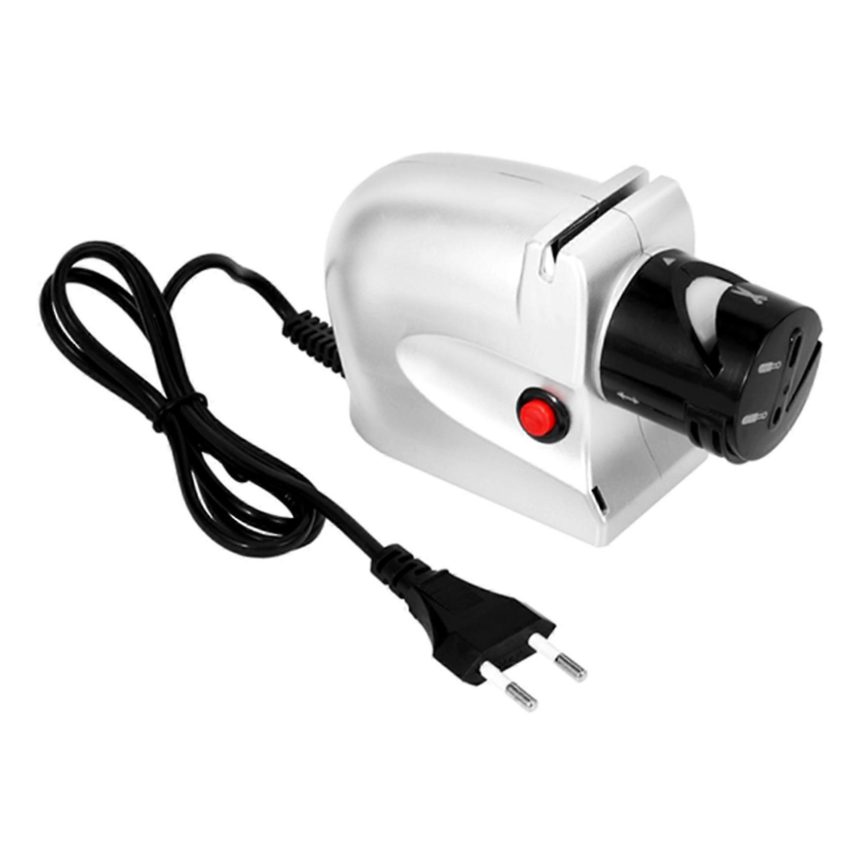 Electric Knife Sharpener Speedy Automatic Sharp Motorized Grindstone Sharpening Tool Professional Knives Sharpening Multi-Function Knife Sharpener Eu
