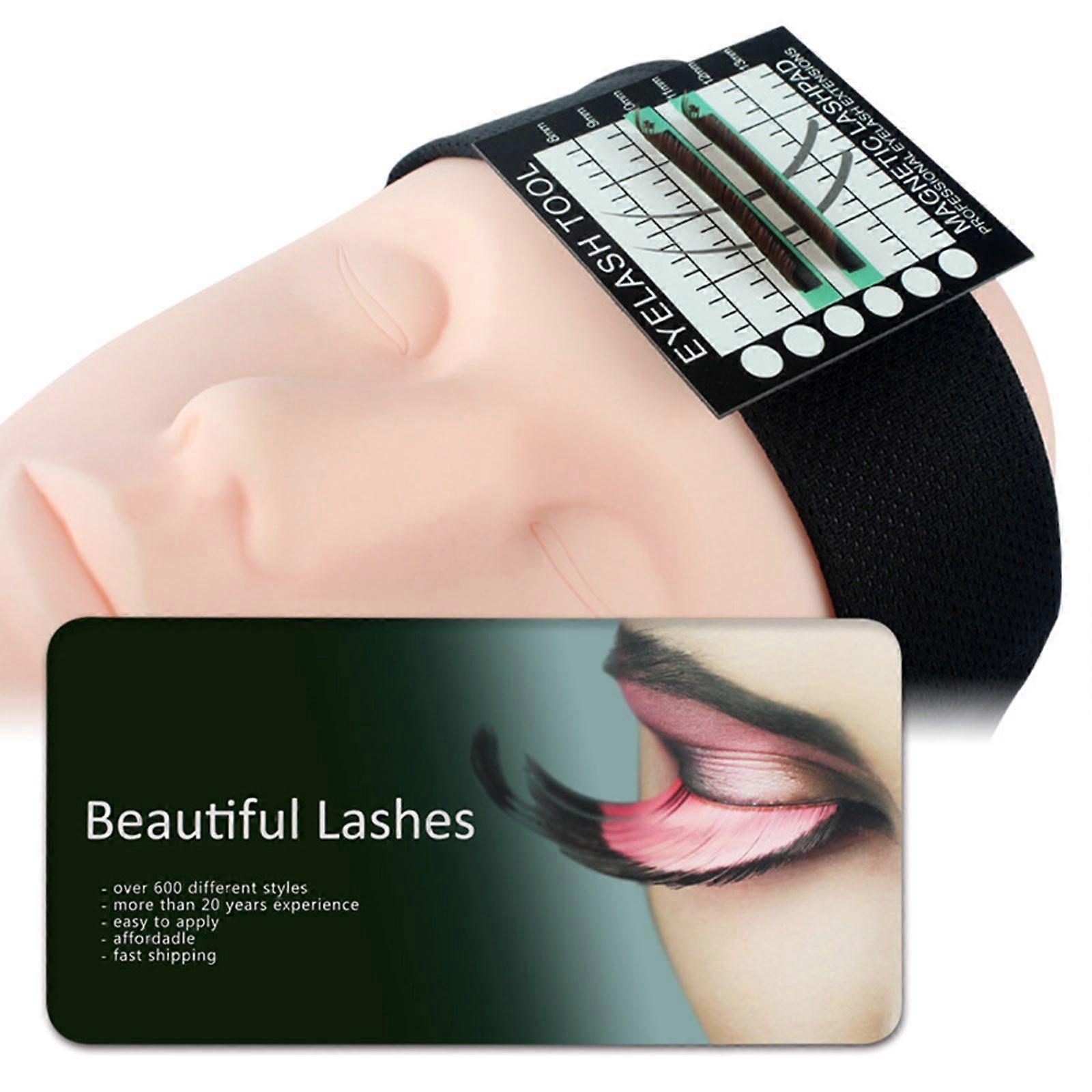 liddy Magnetic Eyelash Applicator Headband with Iron Box 4 Magnetic Sheets for Eyelash Extension Artists Lash Application