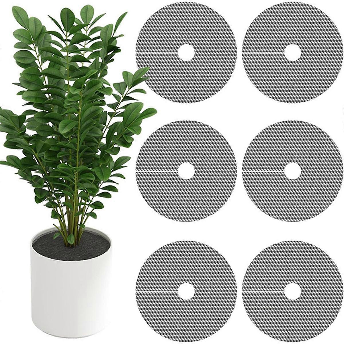 Plant Pot Grid Soil Protector Covers Cat Digging Prevention 6PCS