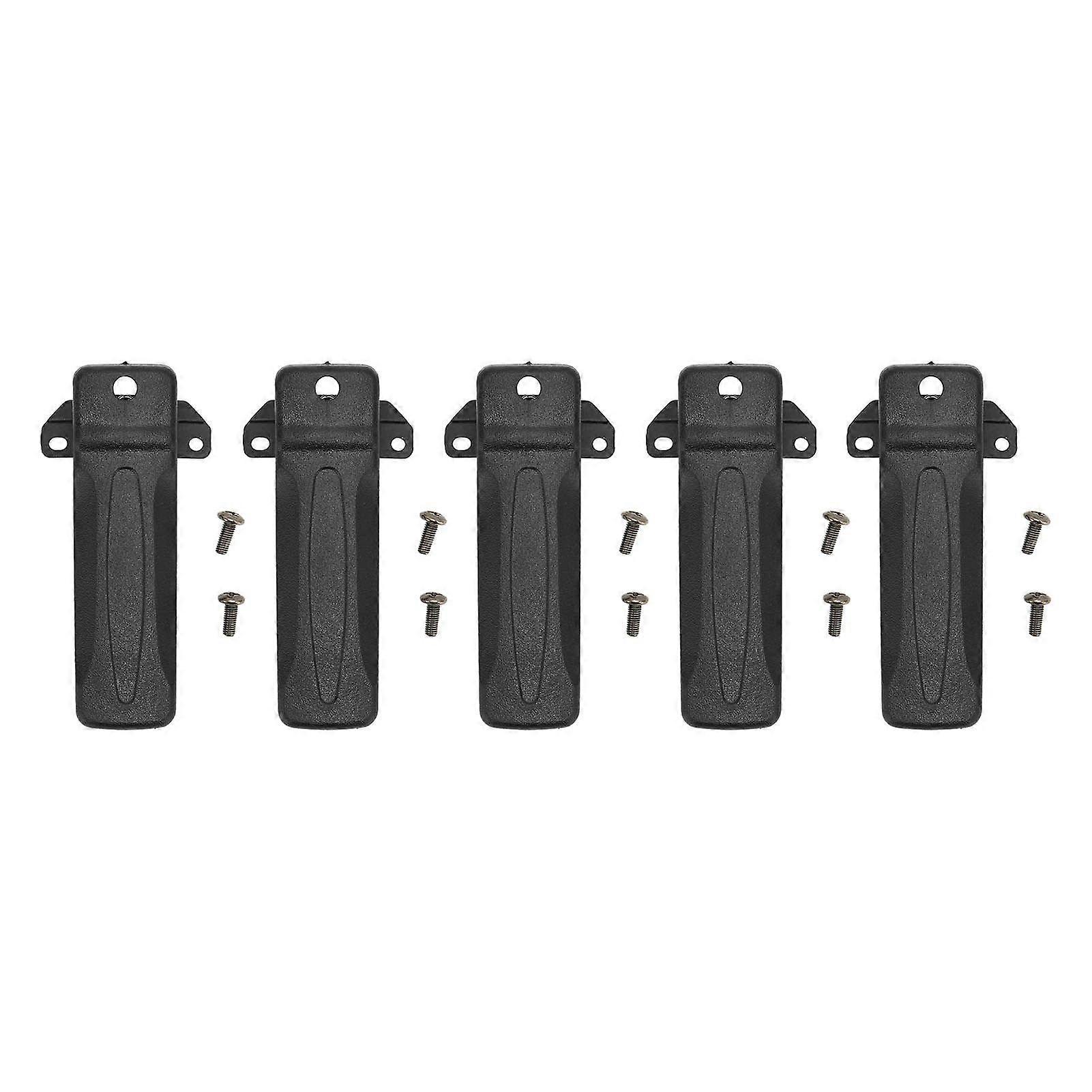5Pcs Radio Belt Clip Portable Durable Plastic Replacement Radio Belt Clip for Kenwood TK3207 TK2207 TK3207G TK2207G
