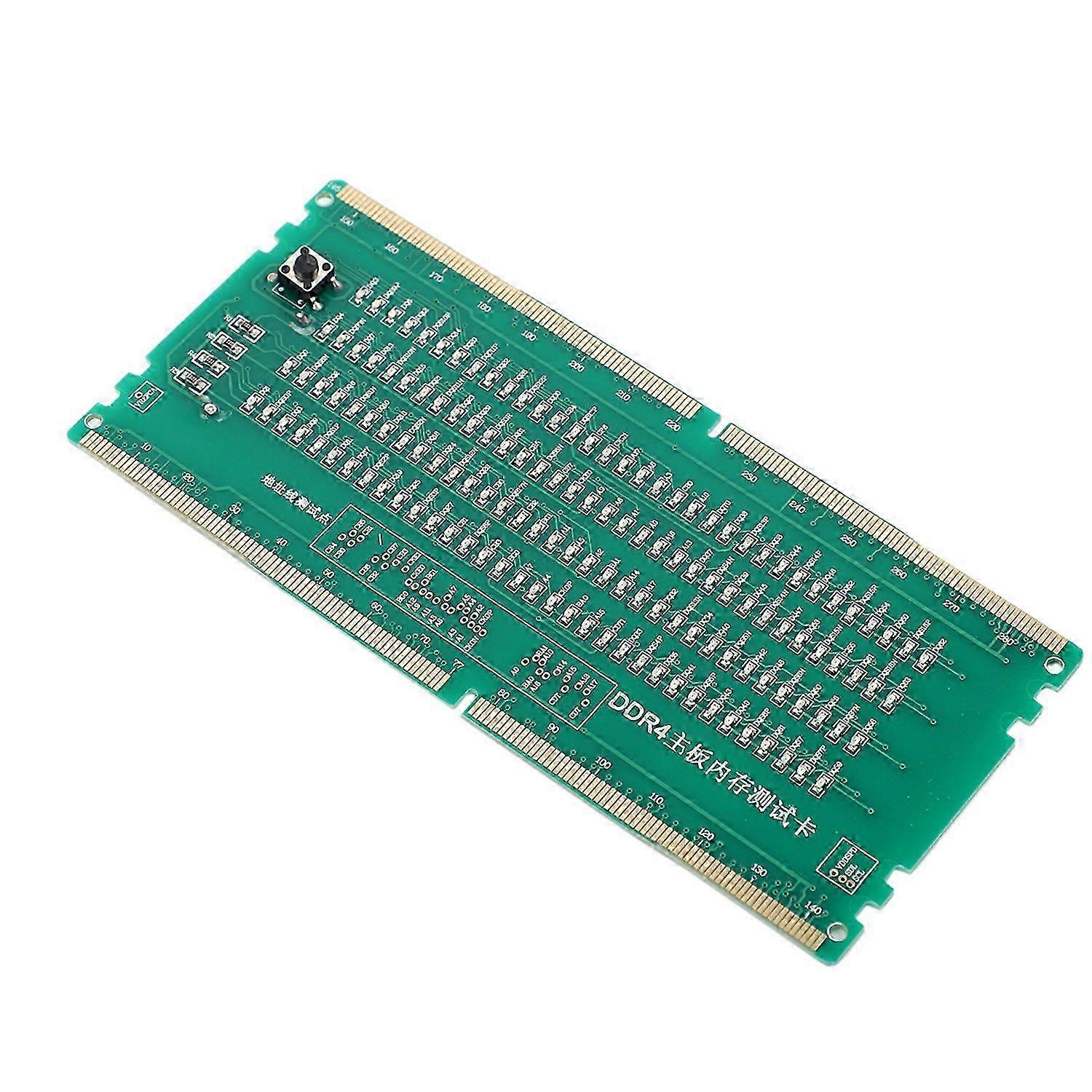 DDR4 RAM Memory Slot Test Card with LED Indicator for Desktop Motherboard Repair Analyzer