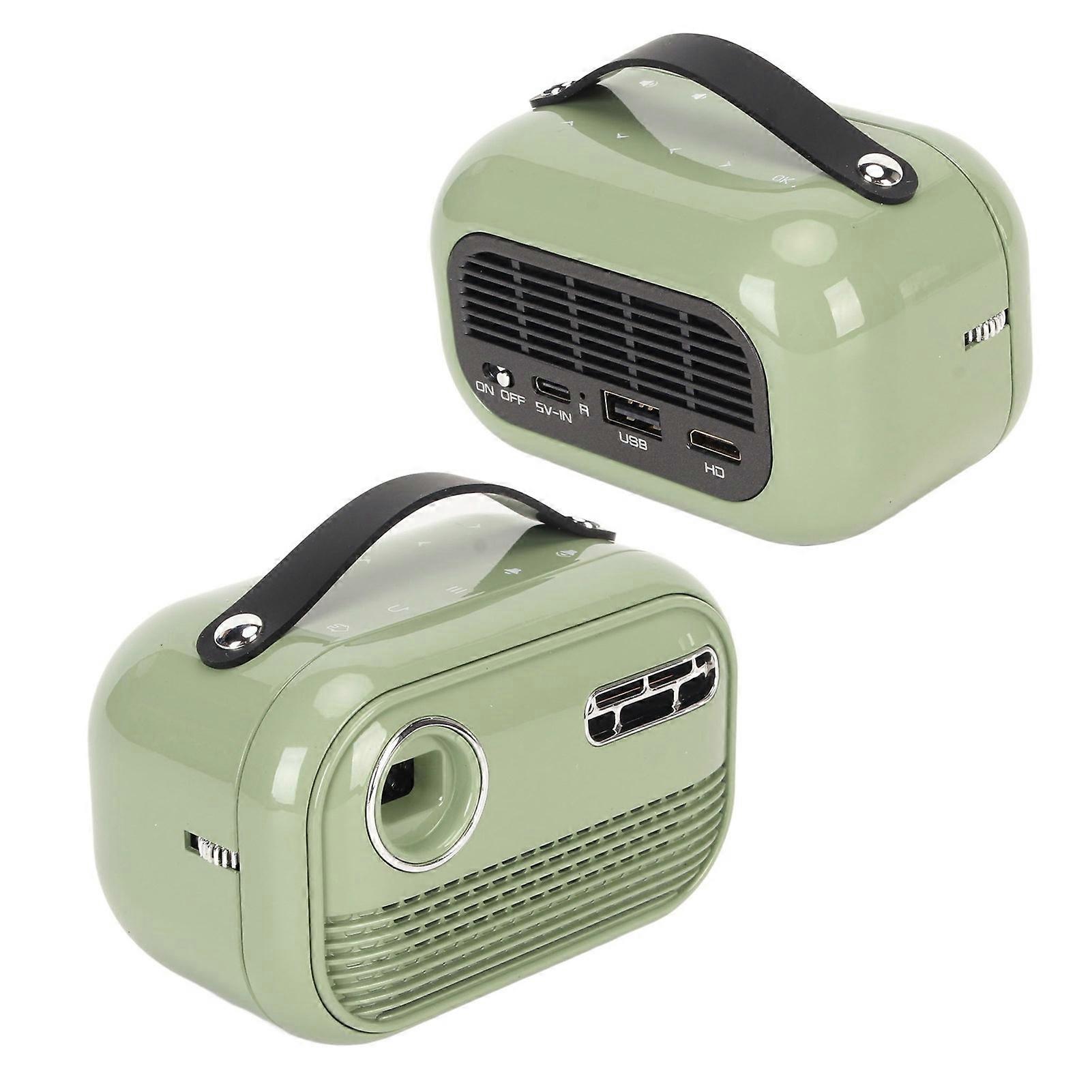 Mini 4K DLP Projector 2G+16G 5G WiFi Bluetooth 3D Portable US Plug