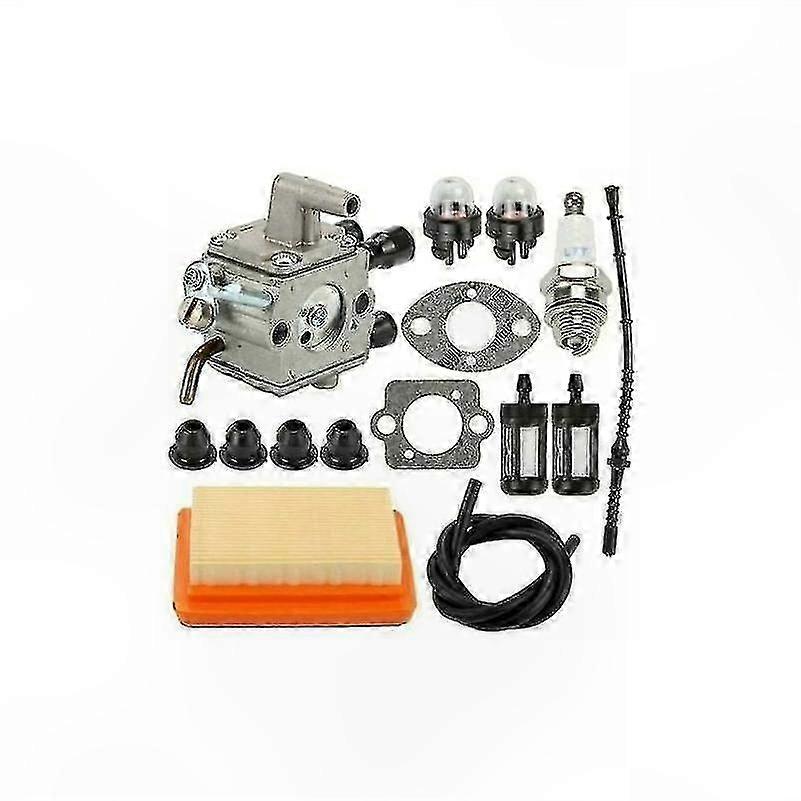 Air Filter Carburetor Kit for String Trimmers and Brush Cutters Compatible with Various Models