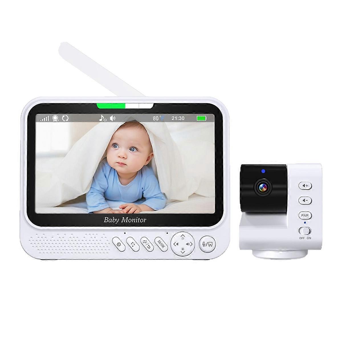 7Inch Video Baby Monitor,EU Plug