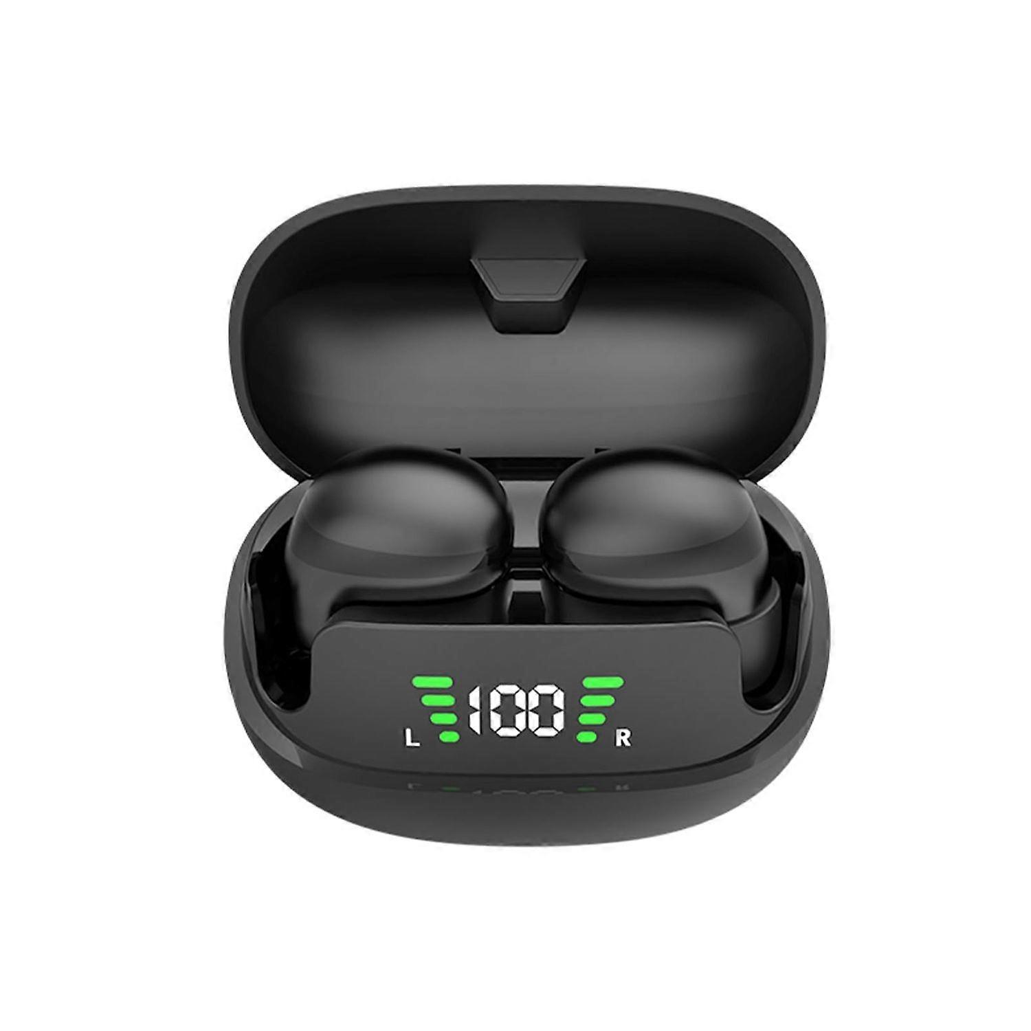 Mini Wireless Earbuds Bluetooth 5.3 IPX5 Waterproof Call Noise Cancellation(Black)
