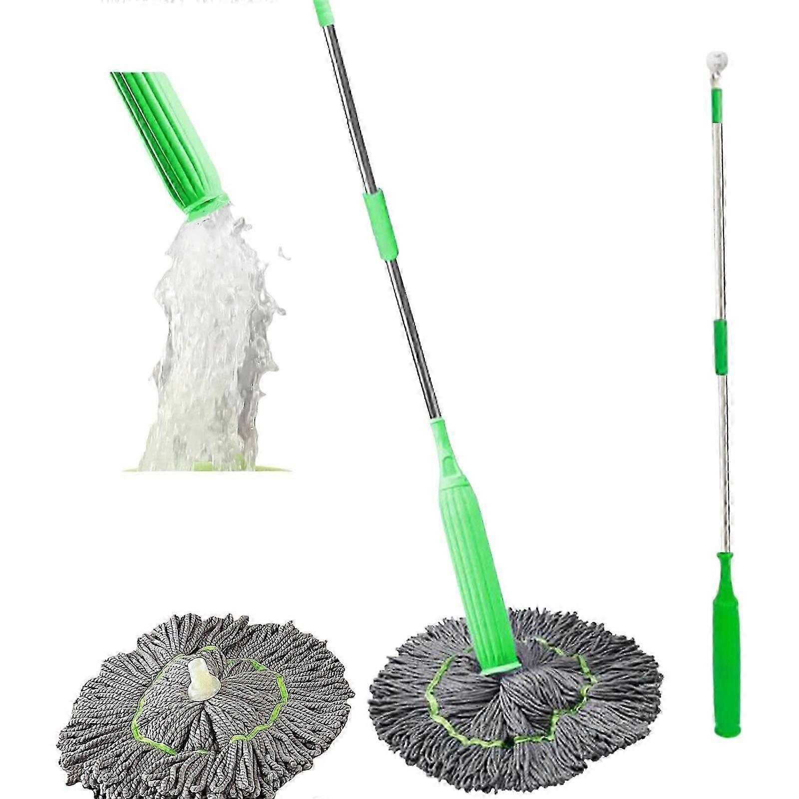 2-in-1 Dehydrated Mop, Self Wringing Mop, 2024 New Self Wringing Twist Mop  cs