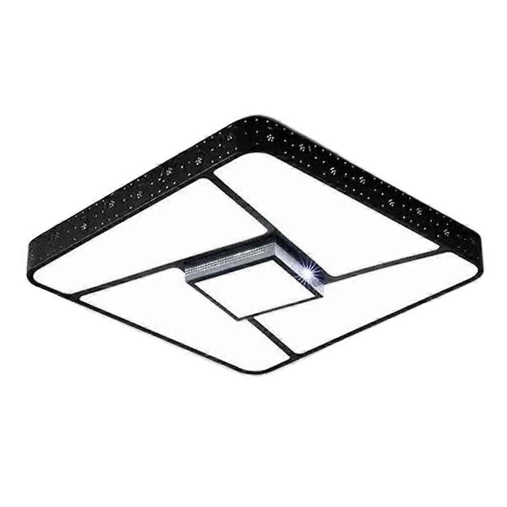 LED Ceiling Light Square Ultra-Thin, Remote Control, Dimmable 3000K-6000K, 23.6-Inch Flush Mount, Nordic Style
