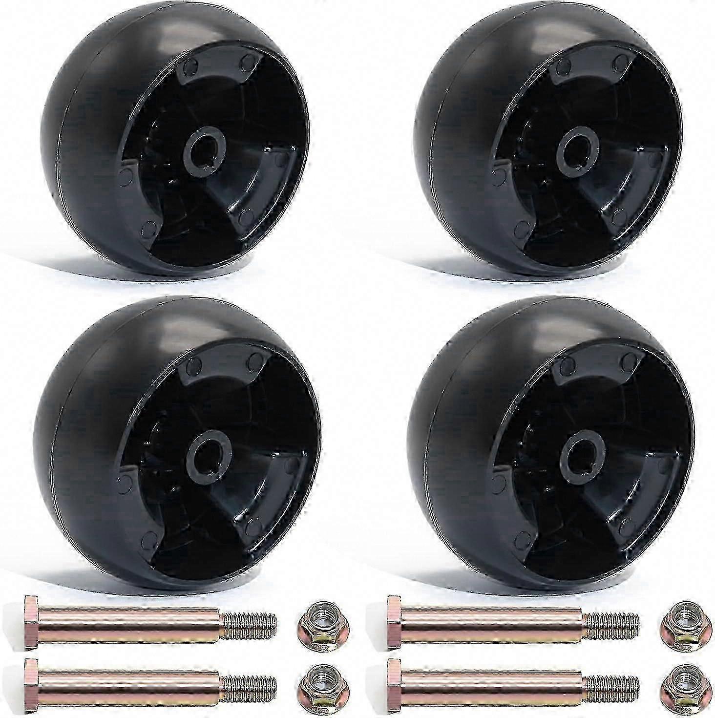 MTD Cub Cadet Deck Wheel Replacement Kit - Heavy Duty Wheels for Mower Deck