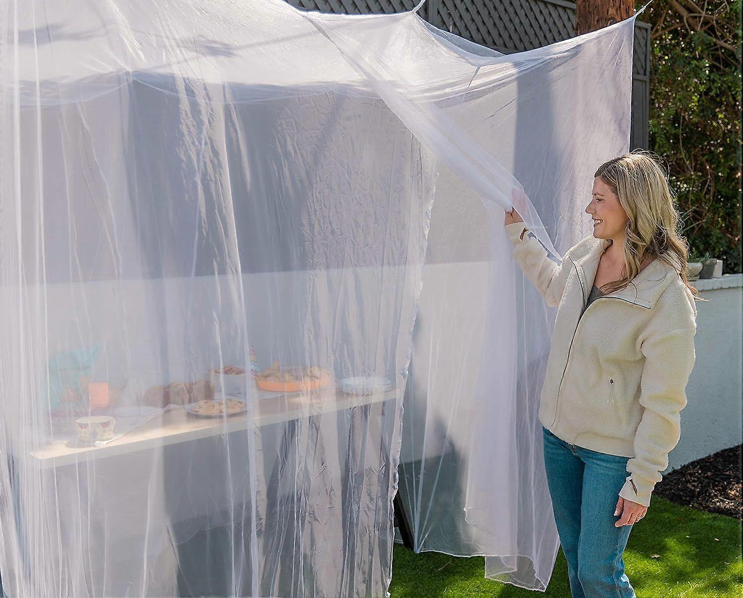 Luxury Mosquito Net for Bed Canopy, Large Tent for Double to Queen Size Bed, Fine Holes, S