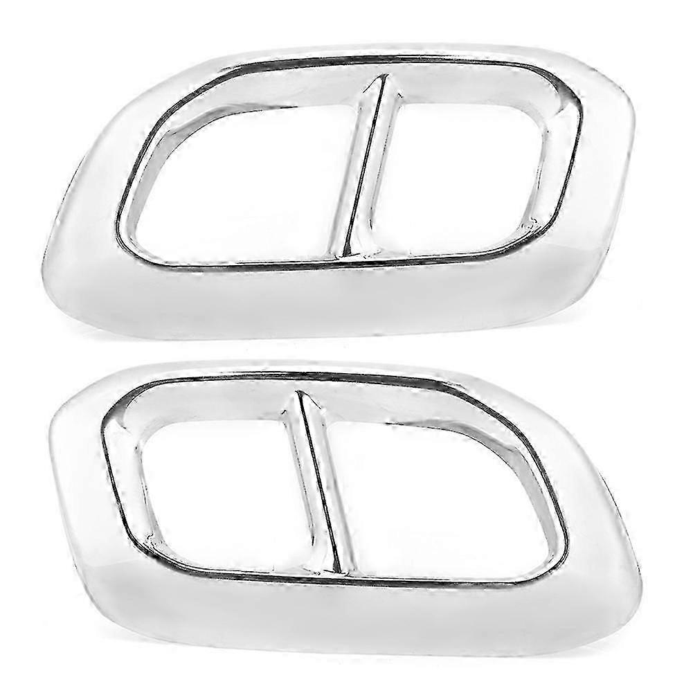 2pcs Exhaust Pipe Trim for SUV Tailpipe Frame 4 Outlet Fit W167 X253 X167 Models 2020