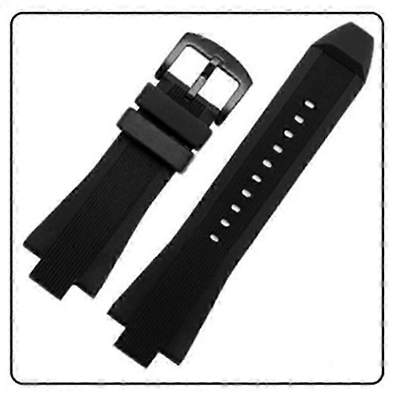 Michael Kors MK8184 MK9020 Watch Band with Raised Bezel in Silicone Material
