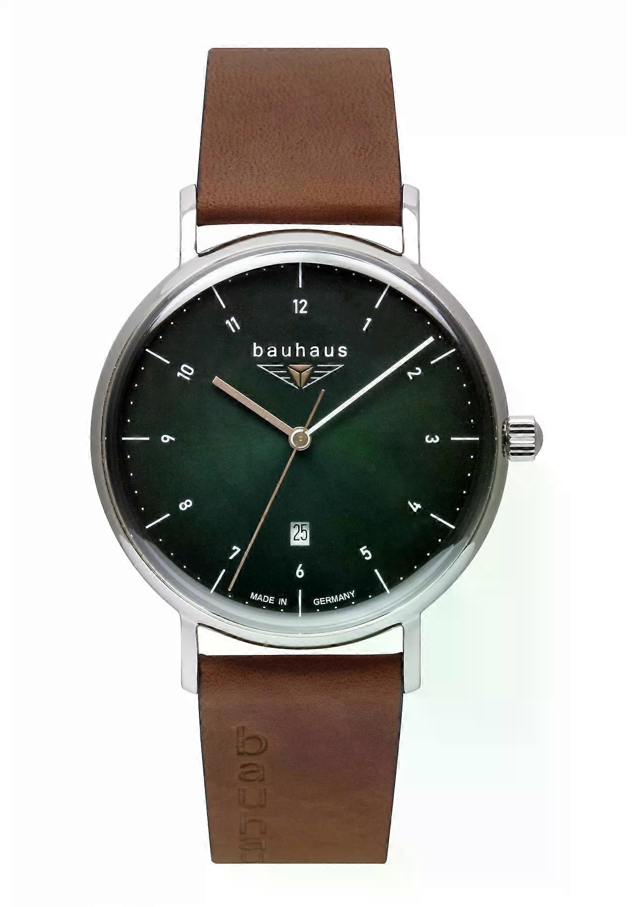 Bauhaus Herrenuhr Grün (2140-4)
