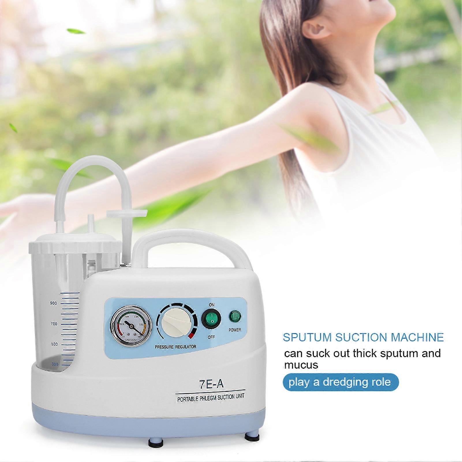 Portable Automatic Sputum Suction Machine 220V EU Plug, ABS Material