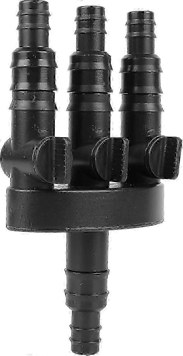 Hose distributor 3-way for fountains and water features, hose connector