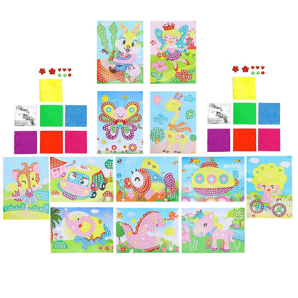 Eva DIY Stickers Kit for Kids Playing 1Set Educational Crafting