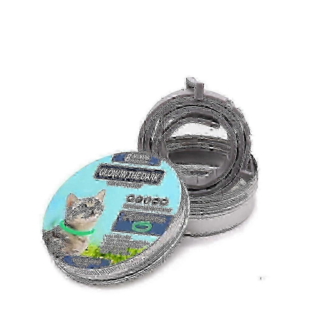 Yeni 8 Aylık Pire & Kene Önleme Yakası Kediler Köpek Koşum Sivrisinekleri Kovucu Tasma Böcek Sivrisinekleri Işıltılı Tasma-2025