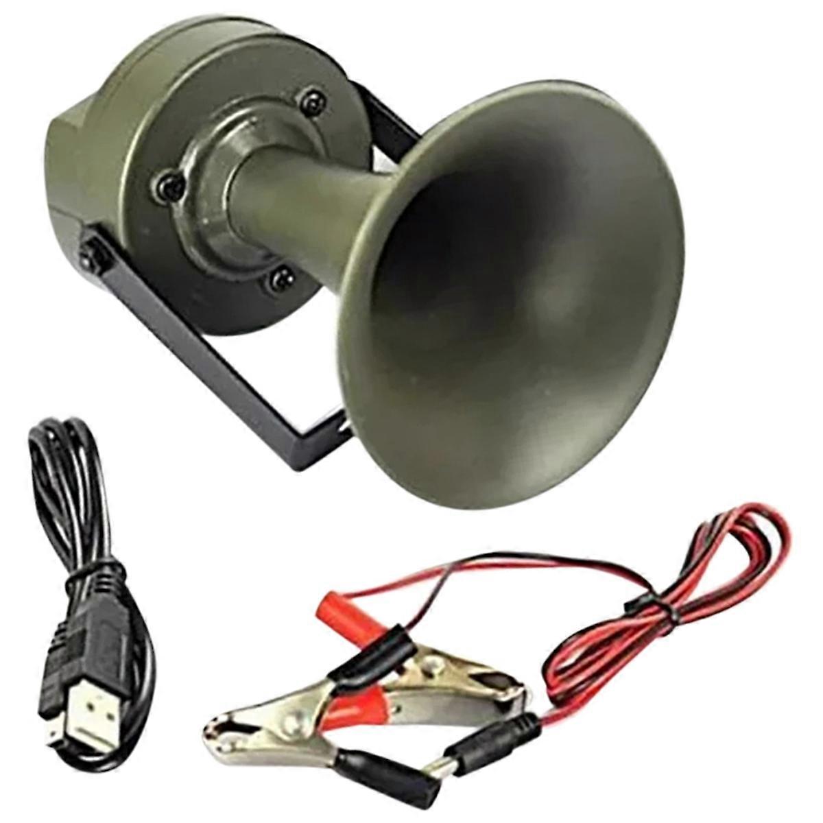 Outdoor MP3 Loudspeaker Sound Caller 35W 125dB Loud Speakers with Timer Built-in 182 Bird-Sounds LCD