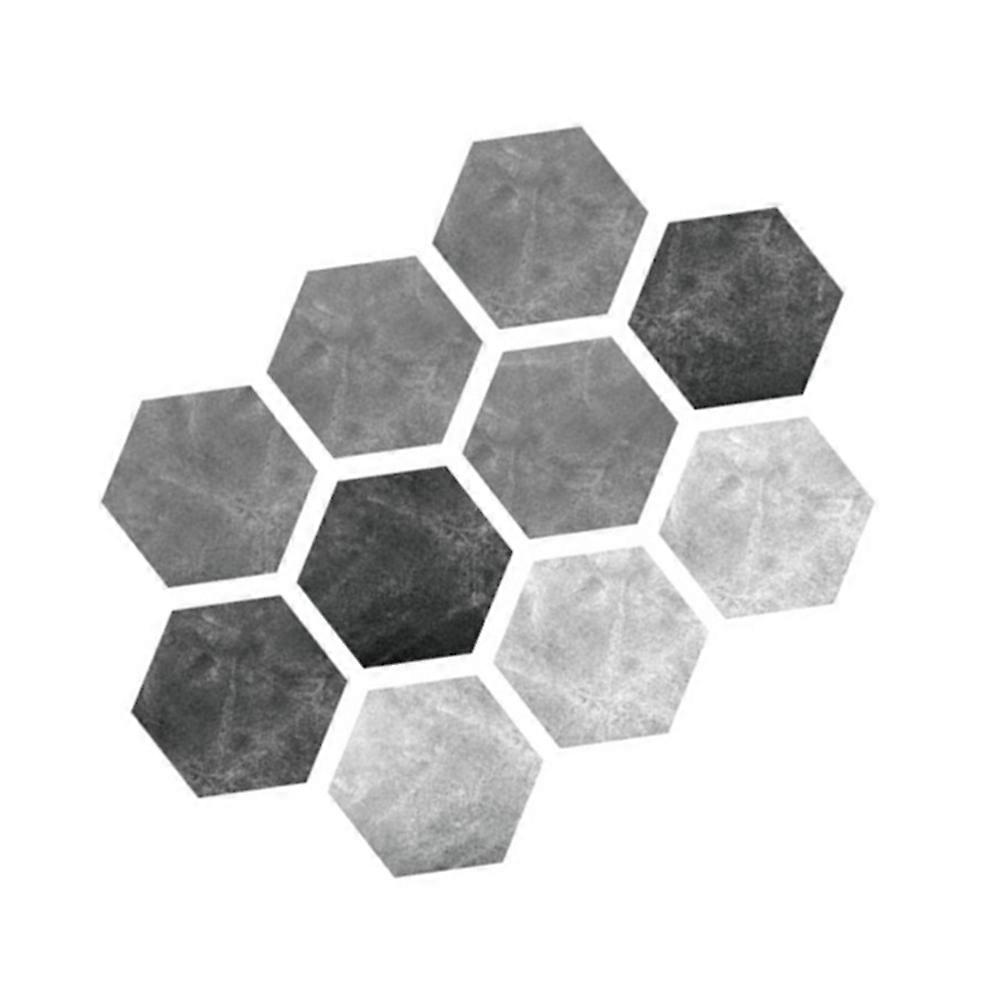 PVC Tiles Sticker Self Adhesive for Waterproof Function 10Pcs Floor Decal