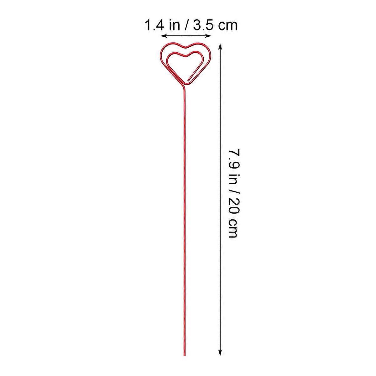 Metal Memo Holder Clip DIY Heart Shape for Holding Notes 10Pcs Pack