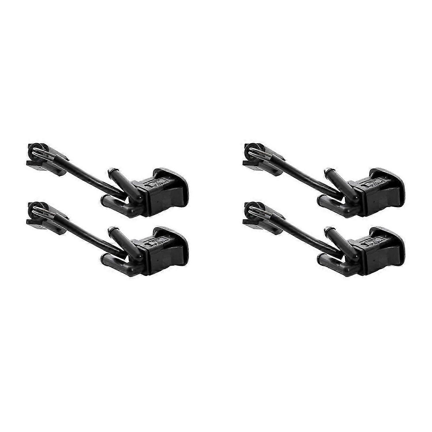 1 Pair Windshield Washer Nozzle Heated Dual Inlet Squirter Jet