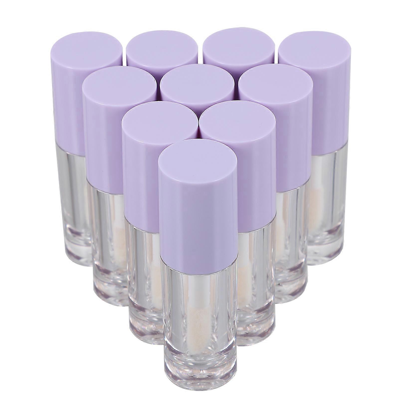 Lip Gloss Tubes with Brush Head for Storage Use 10Pcs Portable Bottles