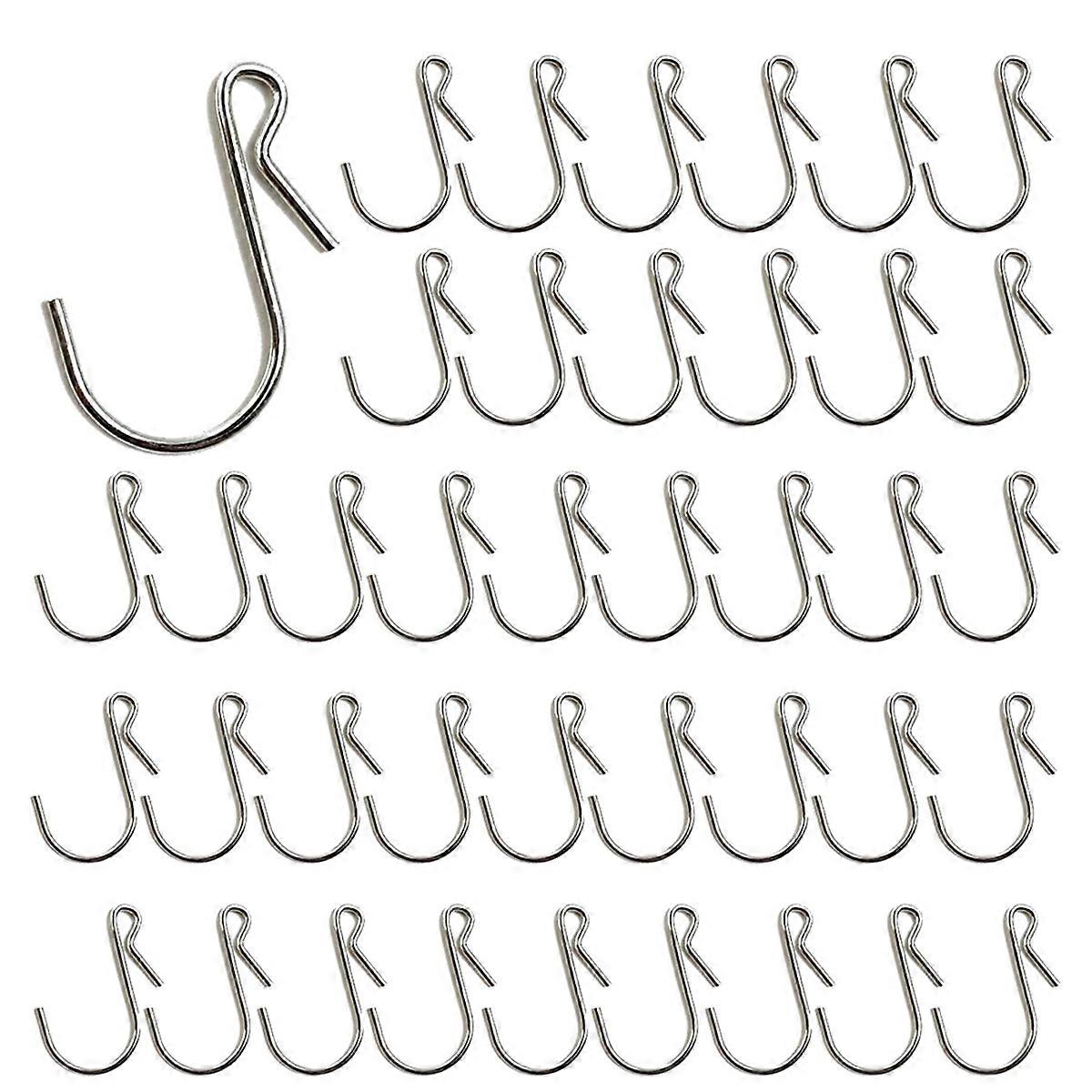 100PCS Gutter Hang Hooks Christmas Lights Ornament Hook Light Clips