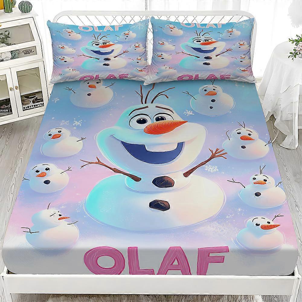 Frozen Fitted Sheet Three-Piece Set Elsa the Snow Queen Fitted Sheet