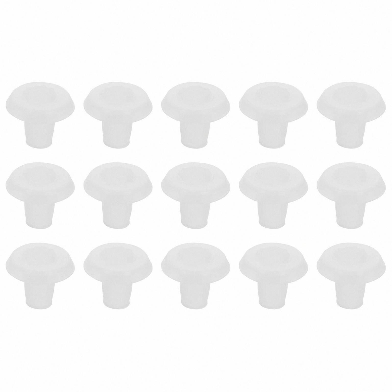 Transparent Plastic Bottom Rail Plugs for Blinds, 30-Pack, Home Use Blind Accessories for Length Adjustment