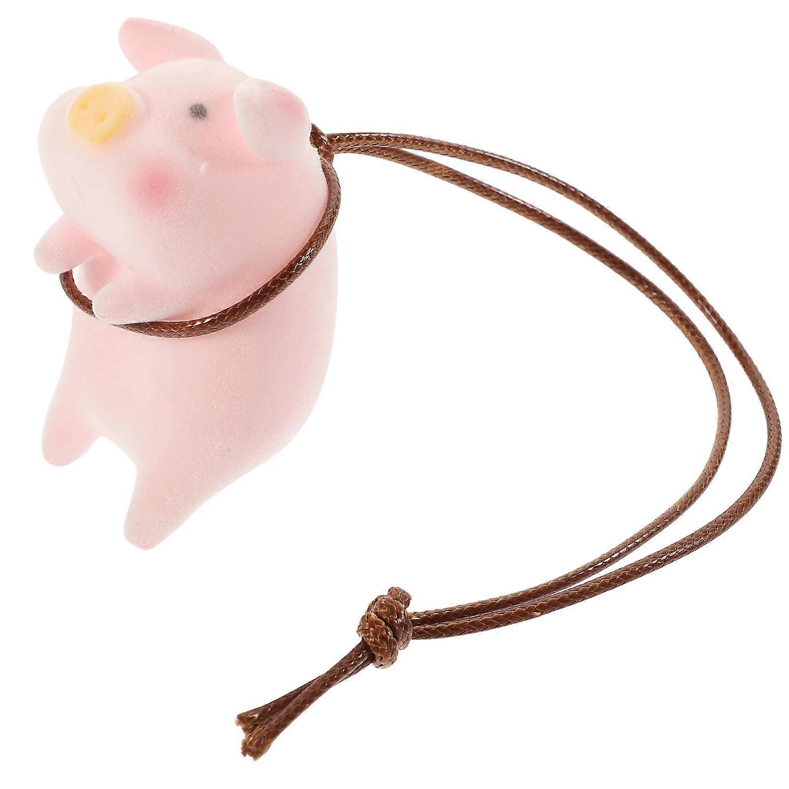 Vehicle Interior Pig Pendant Car Pendant for Decor Use with Pig Model