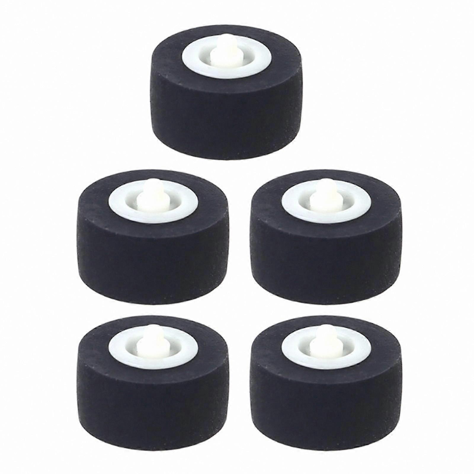 5Pcs Rubber Wheel Pulley for Tape Recorders-Compatible with Various Models