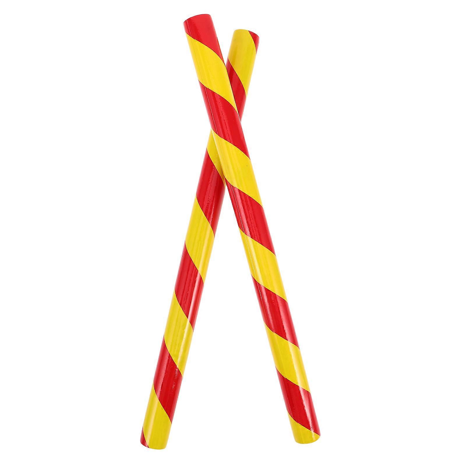 Traditional Percussion Sticks Music Lummi Sticks Ideal For Dance Performances 2 Pairs Wood Material Enhanced Performance