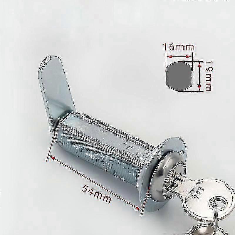 Extra long 54mm cam lock with key weatherproof