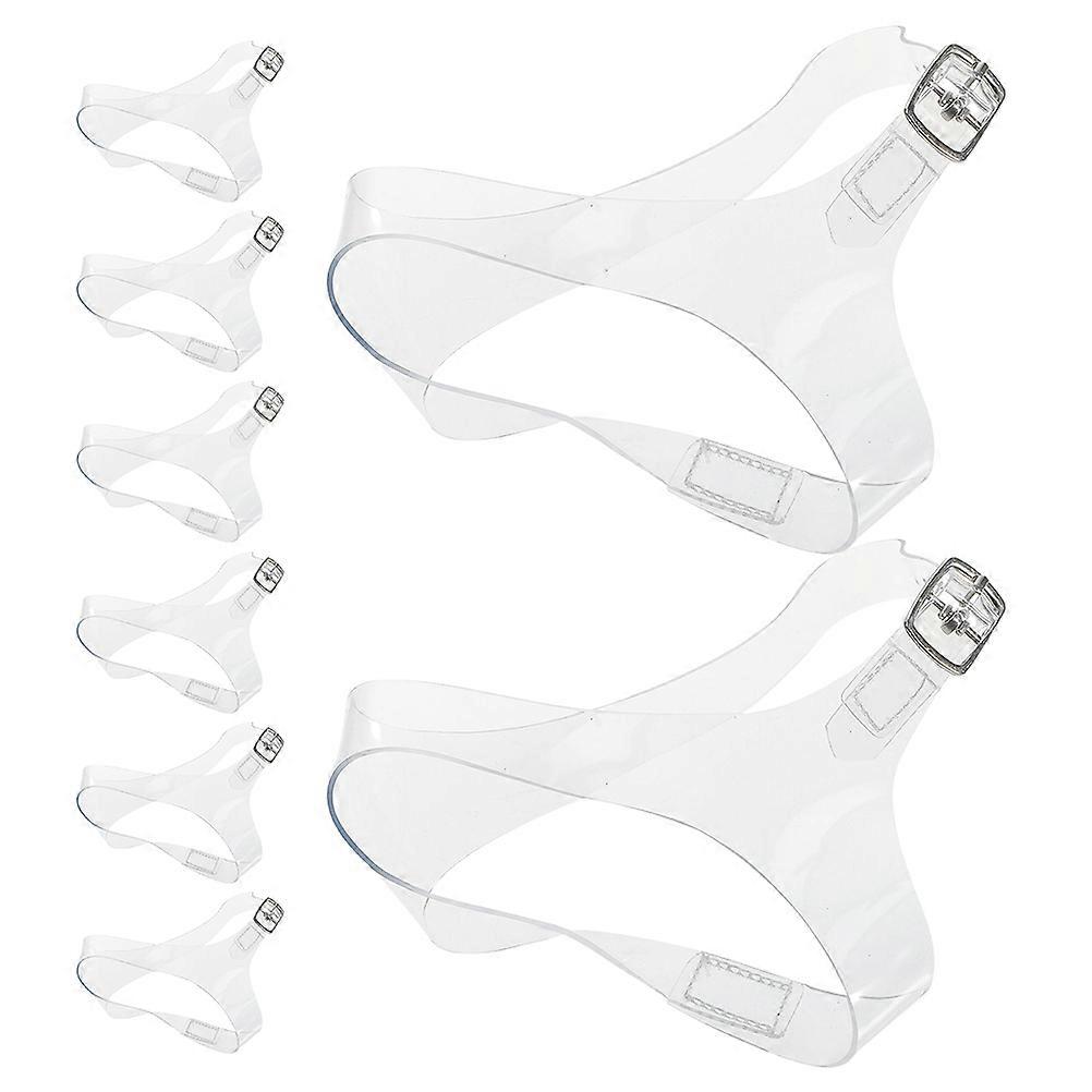 TPU High Heel Straps 16 Pairs Detachable Transparent Shoe Accessories For Women In Daily Use And Party Occasions