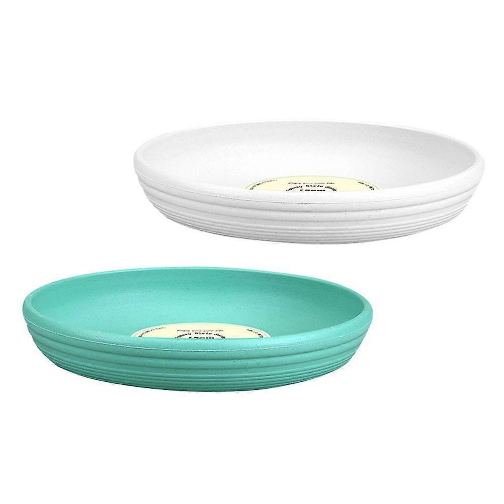 Flower Pot Tray Plastic Planter Tray for Storage Use 4Pcs Set
