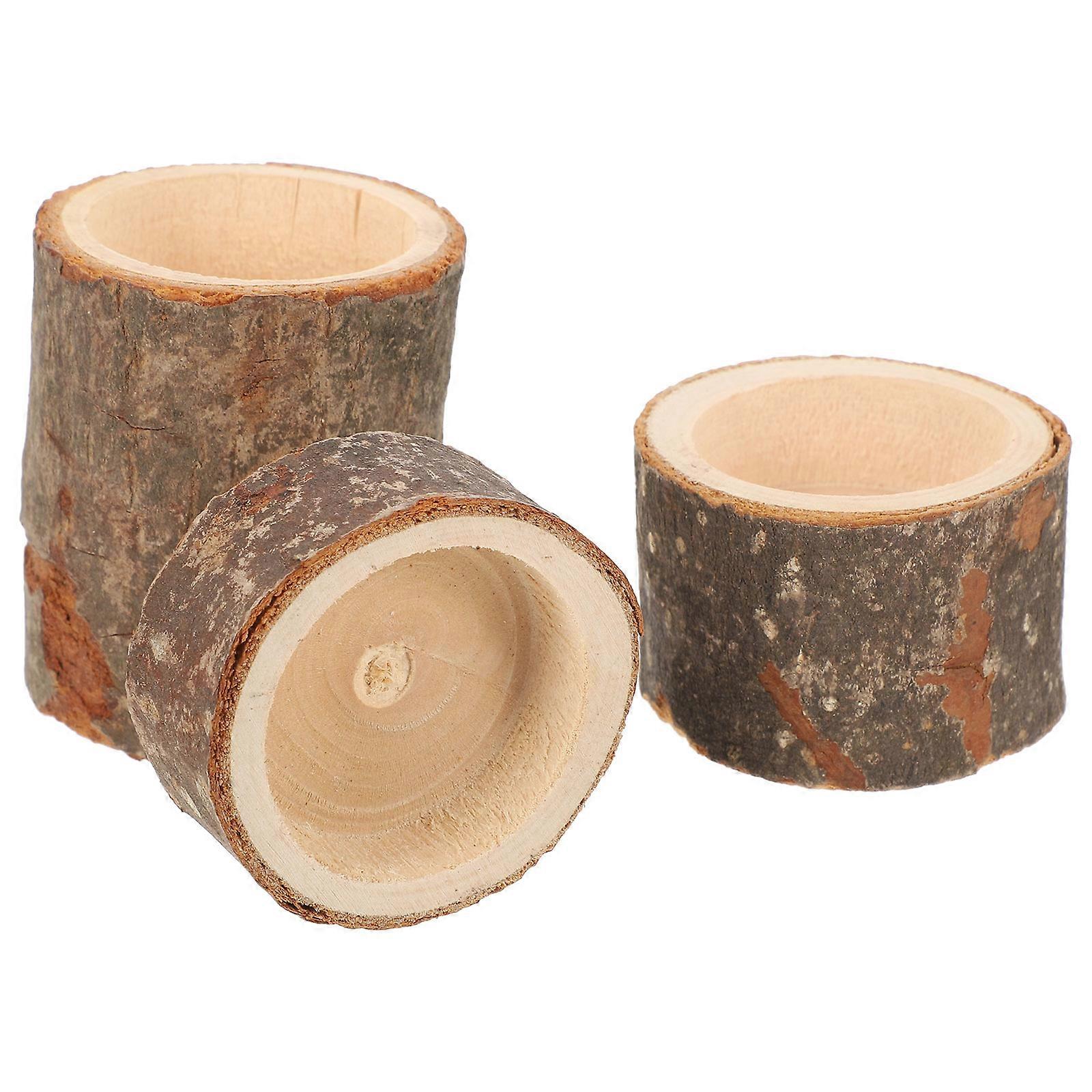 Natural Desktop Candlestick Holder For Special Occasions Homeowners Use 5.8X5.8X4Cm 9Pcs