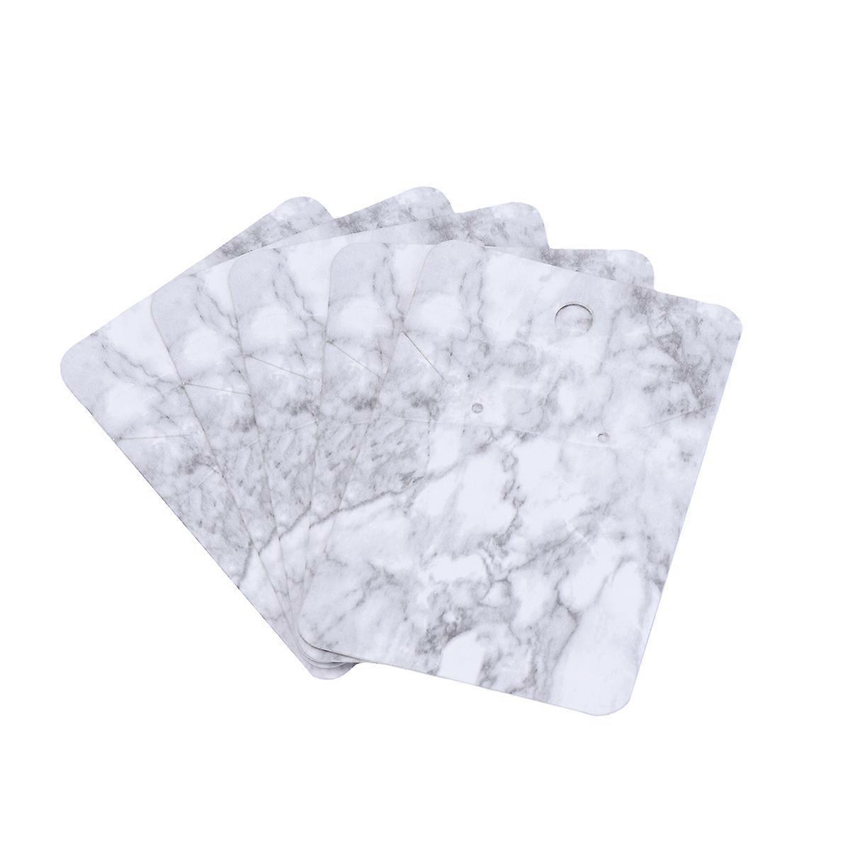 Hanging Earring Cards Marble Pattern for Jewelry Display 300Pcs