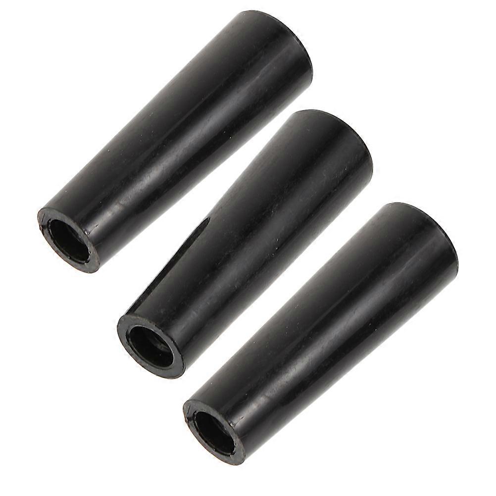 Universal Beer Faucet Handle Replacement 3Pcs Nonslip Grip Plastic Knobs For Kegerators And Beer Taps Black
