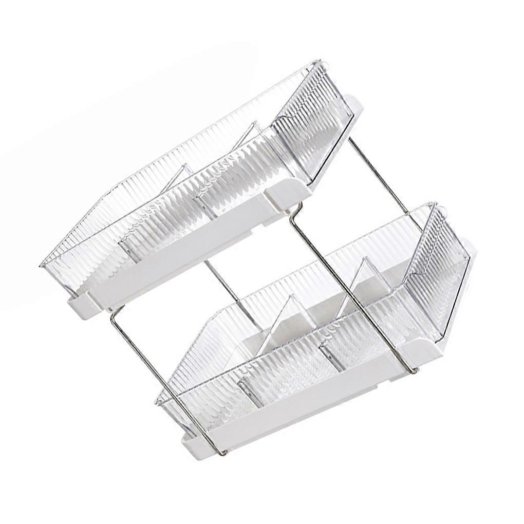 Stackable Kitchen Organizer Rack - Space-Saving And Convenient Storage Solution Bathroom Organizer Under Sink Storage