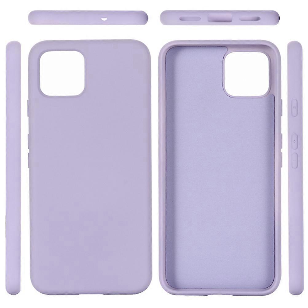 Violet Shockproof Phone Cover 2Pcs Scratch-Resistant Compatible with Pixel 4 Daily Use