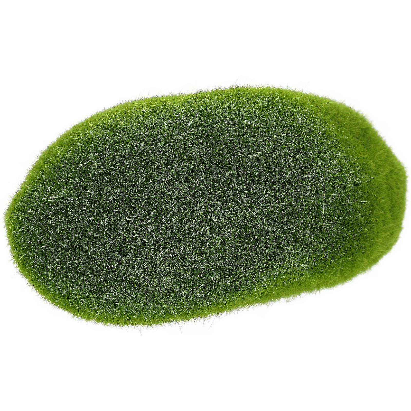 Artificial Moss Stone Decorative Ornament for Crafting 5Pcs Moss Rocks