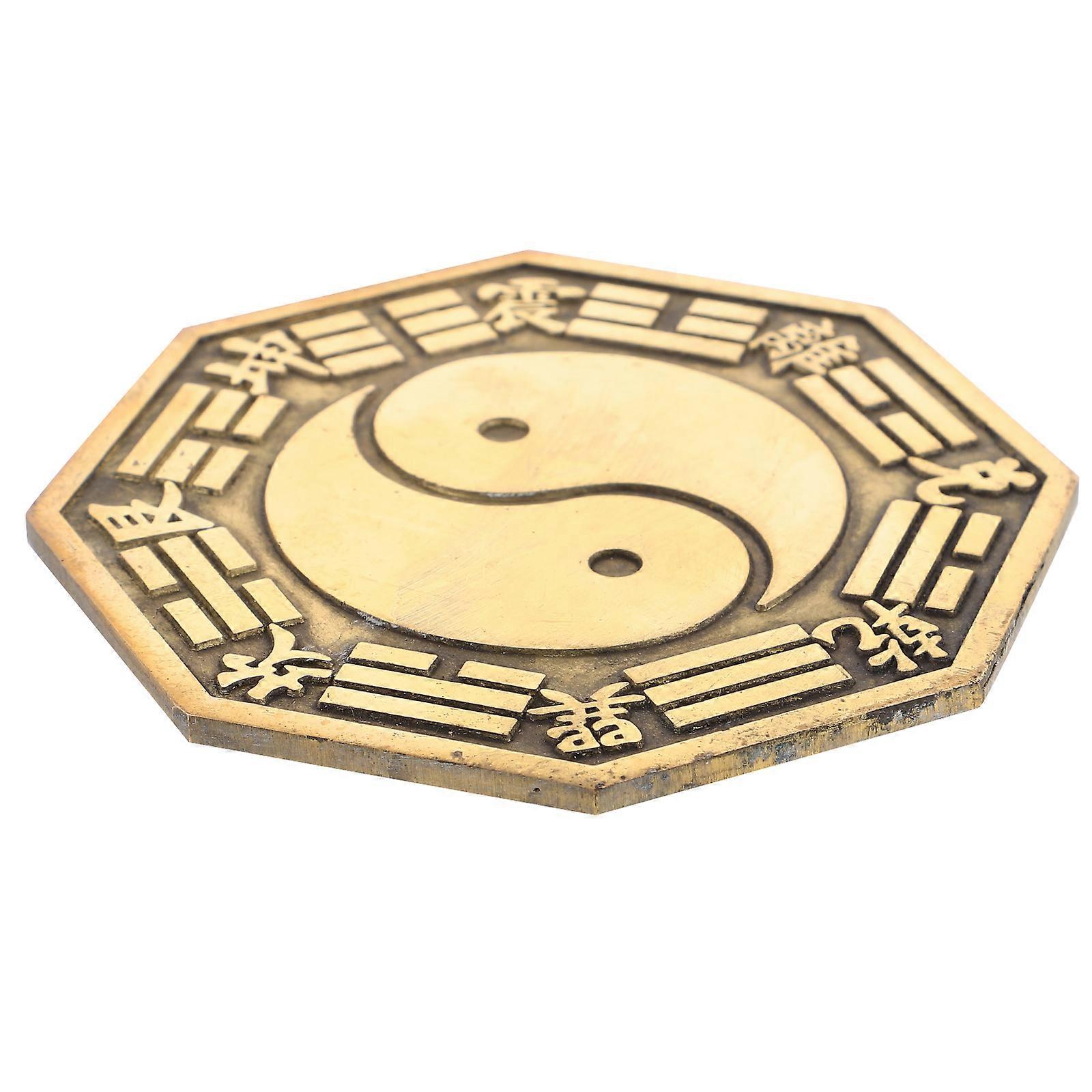 Decorative Bagua Mirror Copper Feng Shui for Home 1 Compact Makeup Mirror