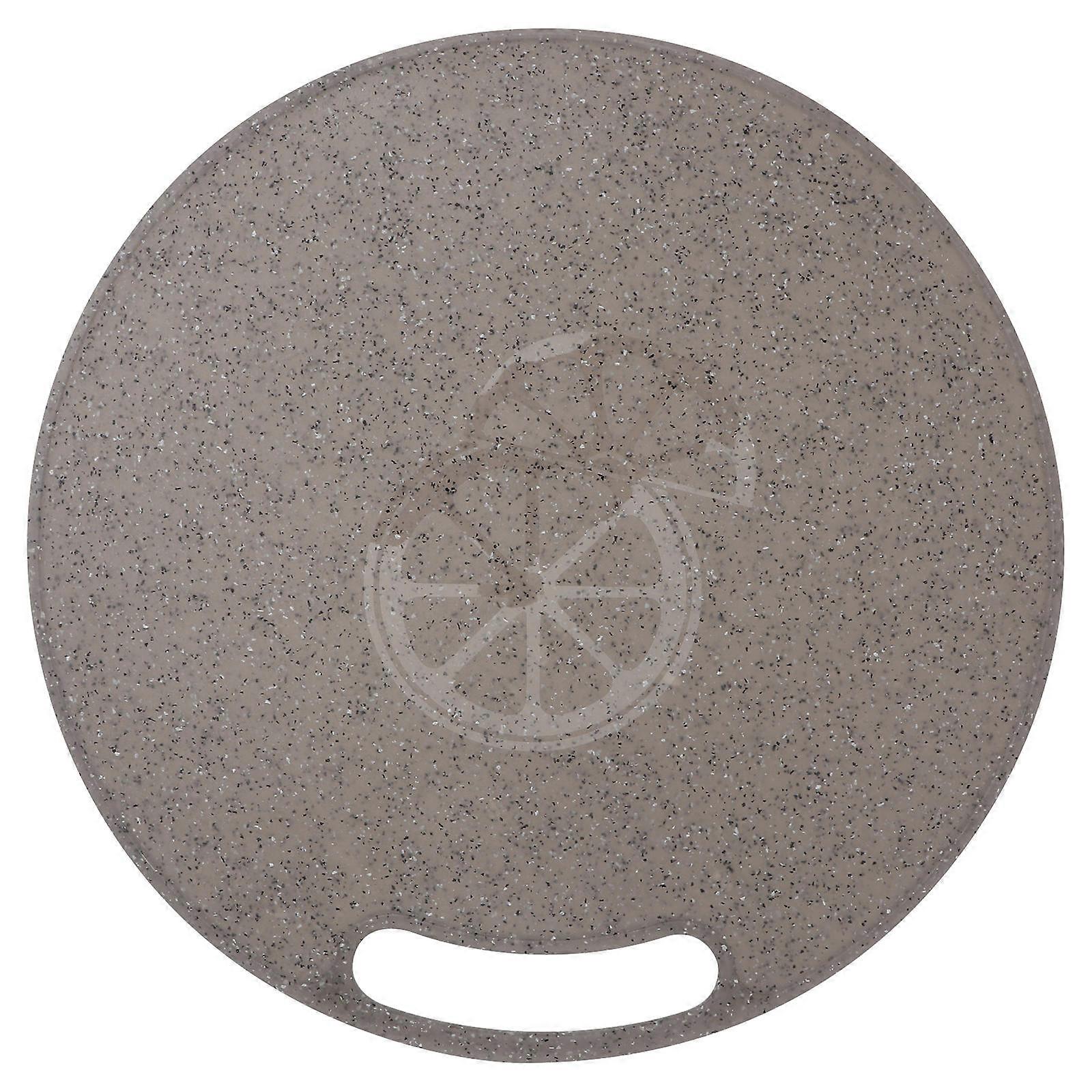 Plastic Vegetable Cutting Board for Kitchen Use 3Pcs Round Marble Effect Boards