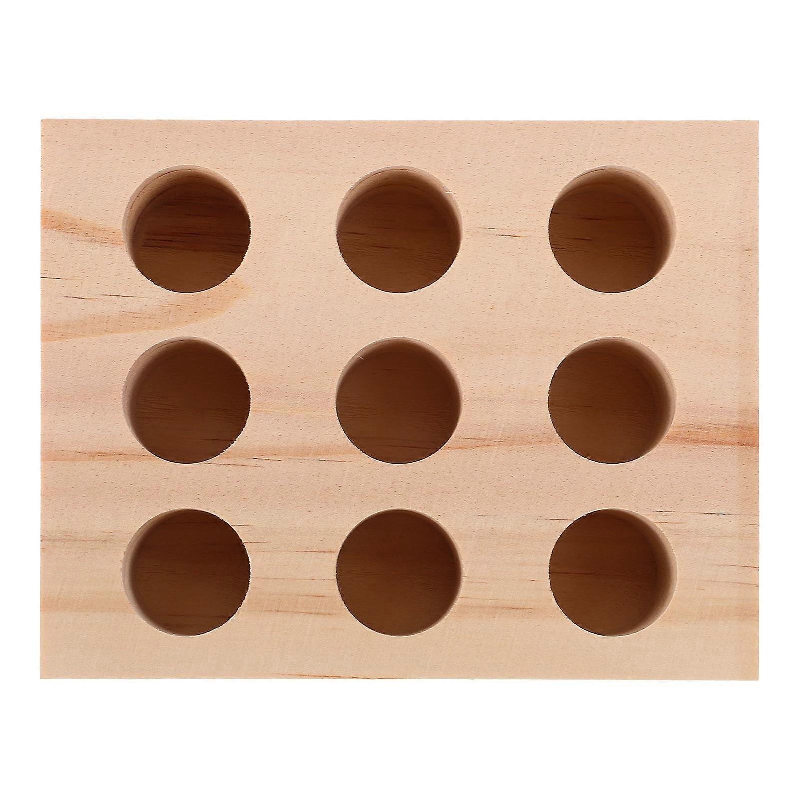 5Pcs Wooden Base Insect Pin Holder for Specimen Display and Collection